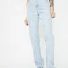 Momokrom Bottoms Straight Leg Slim Denim Jeans