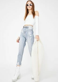 Momokrom White Corset Off The Shoulder Top