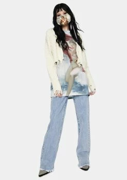 Momokrom Boyfriend Jeans Zara 90's Wide Leg Jeans