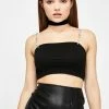 Momokrom Pearl Chain Crop Top