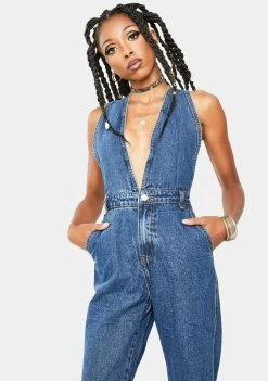 Momokrom Jumpsuits & Rompers Denim Jumpsuit