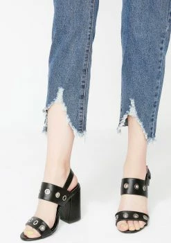 Momokrom Ripped Hem Jeans