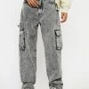Momokrom Boyfriend Jeans Washed Grey Low Rise Baggy Wide Leg Jeans 1 Momokrom Boyfriend Jeans Washed Grey Low Rise Baggy Wide Leg Jeans