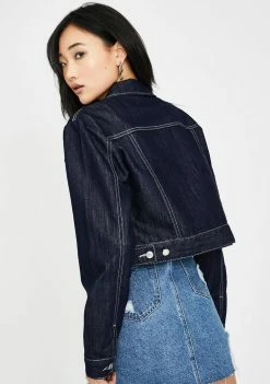 Momokrom Dark Wash Denim Jacket Outerwear