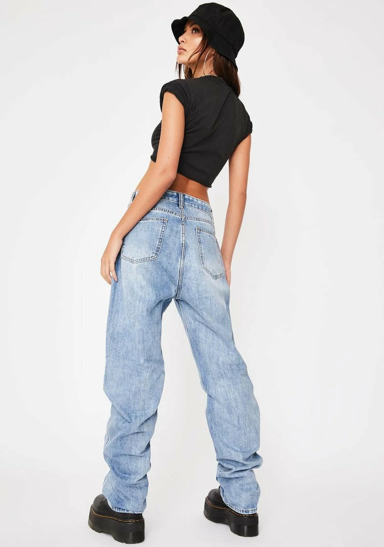 Momokrom Bottoms Baggy 90s Medium Wash Jeans 6 Momokrom Bottoms Baggy 90s Medium Wash Jeans