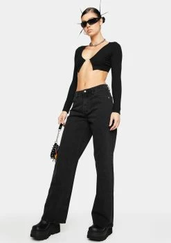 Momokrom Boyfriend Jeans Low Rise Baggy Jeans