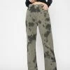 Momokrom Grey Tie Dye High Waist Jeans