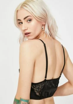 Momokrom Lace Up Cami Bra Top