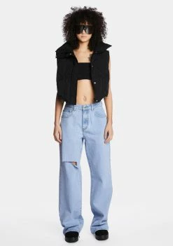 Momokrom Mid Rise Baggy Boyfriend Jeans
