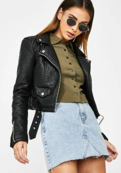 Momokrom Bottoms Light Acid Wash Denim Skirt