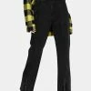 Momokrom Washed Black Slim Jeans With Front Slits 1 Momokrom Washed Black Slim Jeans With Front Slits