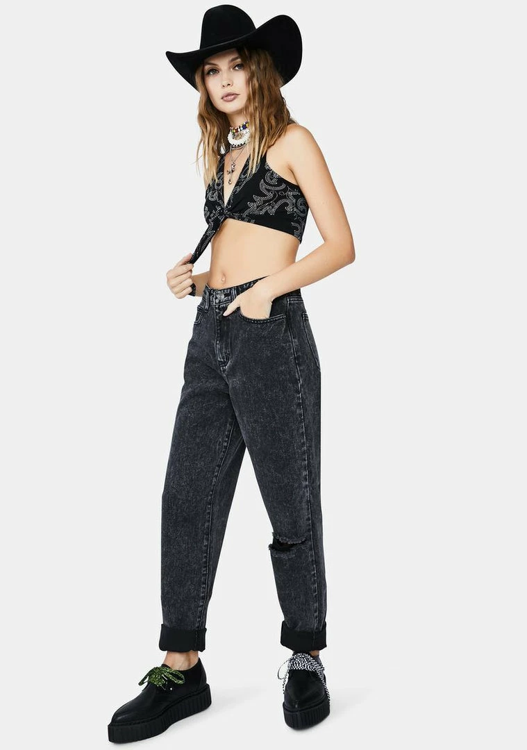 Momokrom Bottoms Black Acid Mom Jeans 5 Momokrom Bottoms Black Acid Mom Jeans