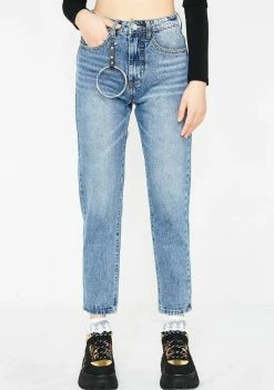Momokrom O-Ring Mom Jeans Bottoms