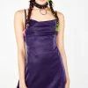 Momokrom Dresses Purple Two Tone Metallic Shimmer Dress