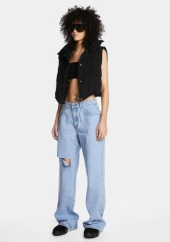 Momokrom Mid Rise Baggy Boyfriend Jeans
