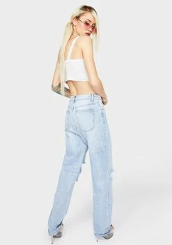 Momokrom Light Wash Baggy Jeans 9 Momokrom Light Wash Baggy Jeans