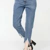 Momokrom Ripped Hem Jeans
