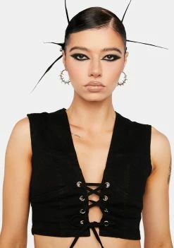 Momokrom Front Tie Corset Top