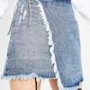 Momokrom Denim Wrap Skirt