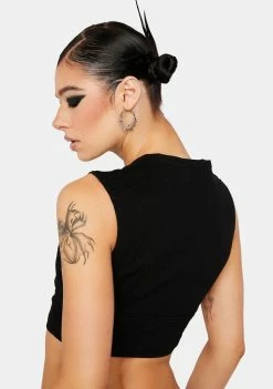 Momokrom Front Tie Corset Top