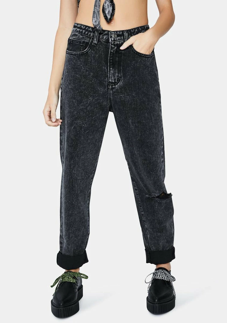 Momokrom Bottoms Black Acid Mom Jeans 3 Momokrom Bottoms Black Acid Mom Jeans