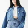 Momokrom Blue Balloon Sleeve Denim Jacket