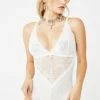 Momokrom White Lace Bodysuit Lingerie & Sleepwear