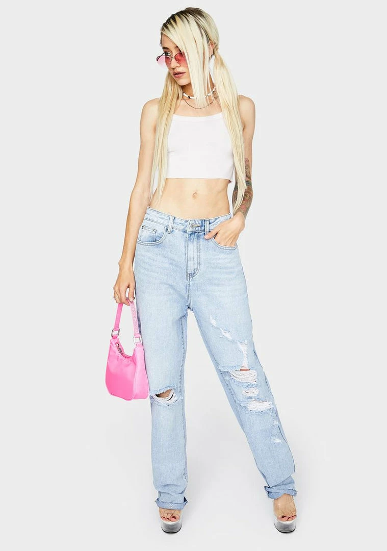 Momokrom Light Wash Baggy Jeans 4 Momokrom Light Wash Baggy Jeans