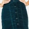 Momokrom Corduroy Button Down Mini Skirt Bottoms
