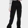 Momokrom Washed Black Wide Leg Cargo Jeans Bottoms