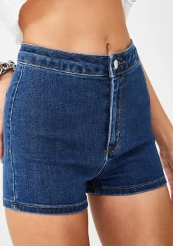 Momokrom Mid Wash Mini Shorts Bottoms