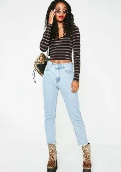 Momokrom Bottoms Baggy Jeans With One Back Pocket