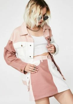 Momokrom Colorblock Skirt