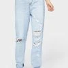 Momokrom Light Wash Baggy Jeans