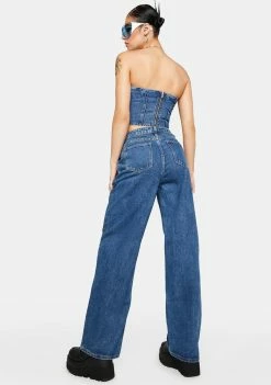 Momokrom High Rise Baggy Jeans