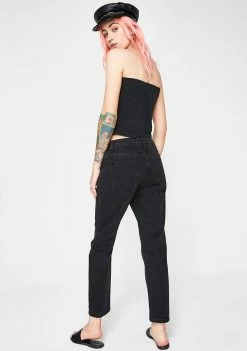 Momokrom Cut Out Pocket Jeans Bottoms 10 Momokrom Cut Out Pocket Jeans Bottoms