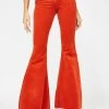 Momokrom Bottoms Orange Mermaid Flare Corduroy Pants 1 Momokrom Bottoms Orange Mermaid Flare Corduroy Pants
