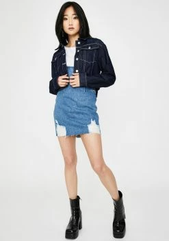 Momokrom Dark Wash Denim Jacket Outerwear