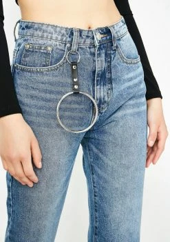 Momokrom O-Ring Mom Jeans Bottoms
