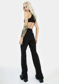 Momokrom Straight Leg Distressed Mom Jeans 9 Momokrom Straight Leg Distressed Mom Jeans