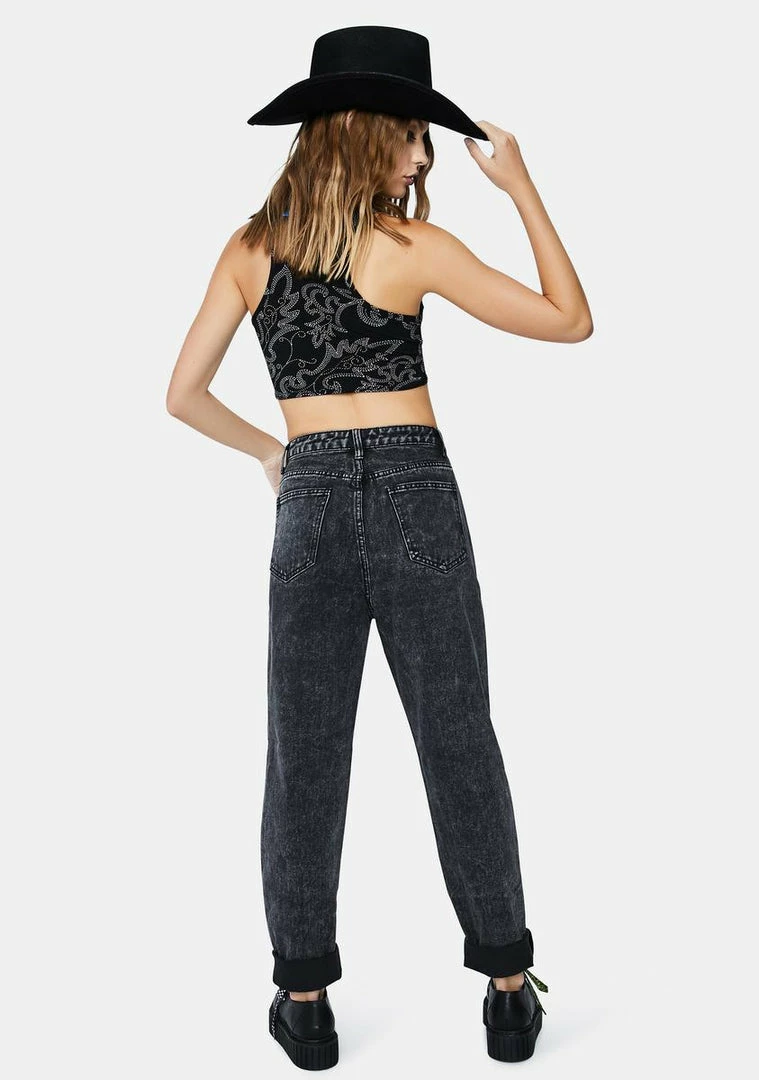 Momokrom Bottoms Black Acid Mom Jeans 6 Momokrom Bottoms Black Acid Mom Jeans