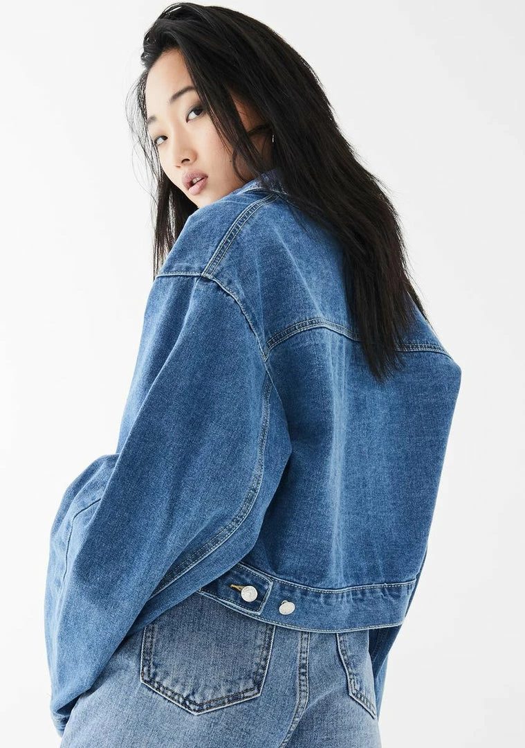 Momokrom Blue Balloon Sleeve Denim Jacket 6 Momokrom Blue Balloon Sleeve Denim Jacket
