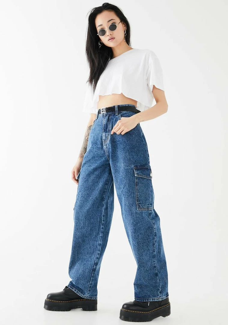 Momokrom Baggy Pocket Mom Jeans Bottoms 4 Momokrom Baggy Pocket Mom Jeans Bottoms