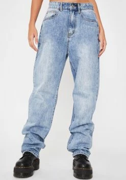 Momokrom Bottoms Baggy 90s Medium Wash Jeans