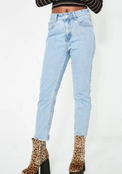 Momokrom Bottoms Baggy Jeans With One Back Pocket