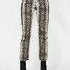 Momokrom Dark Snake Print Jeans Bottoms