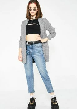 Momokrom O-Ring Mom Jeans Bottoms