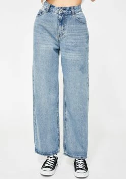 Momokrom High-Waist Mom Jeans Bottoms